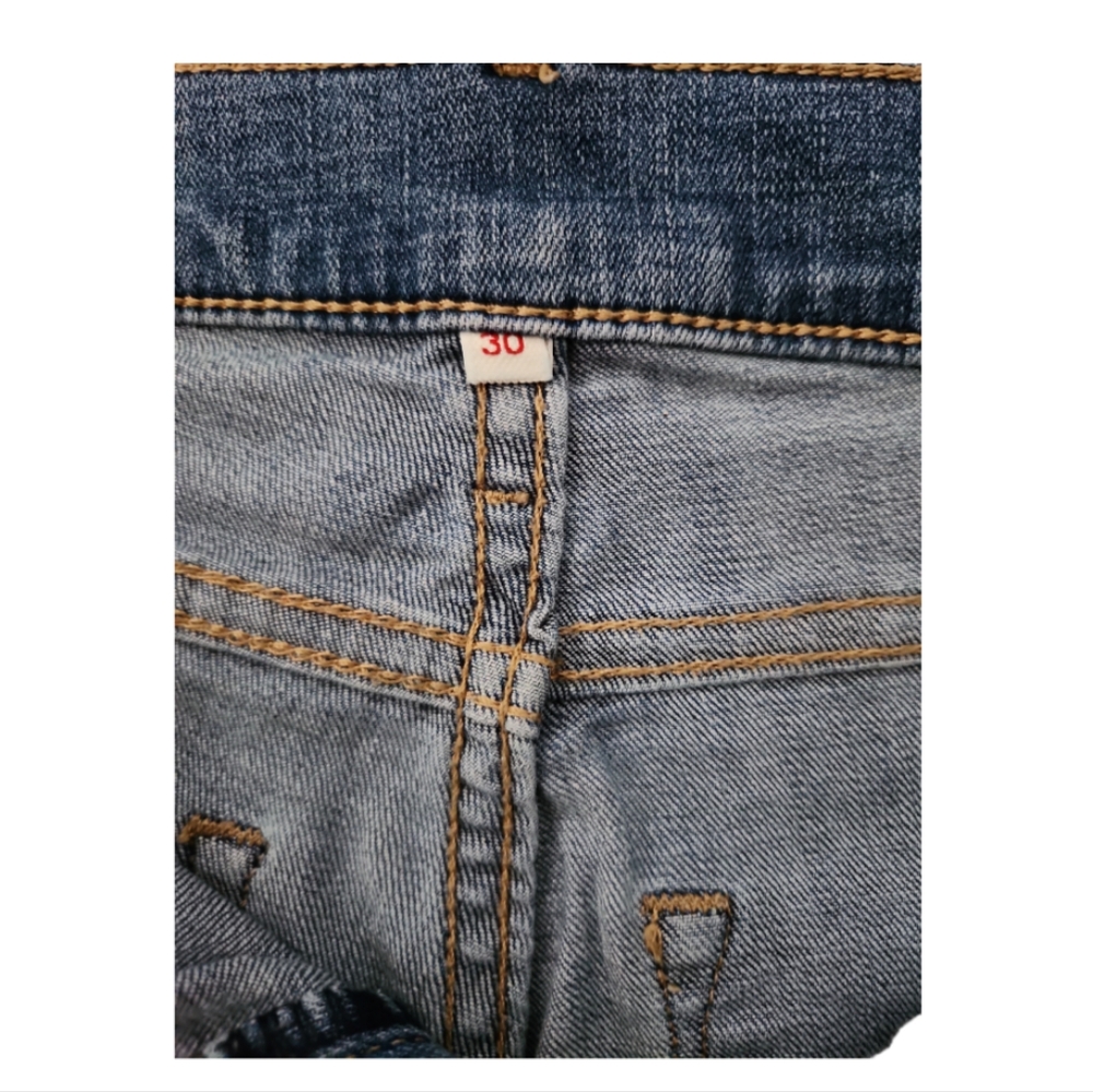 Levi's Bermuda Denim Shorts Sz 30 - Picture 6 of 7
